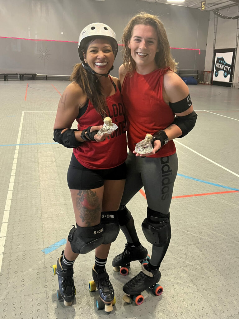 MVP Blocker Karma Lektrak and Jammer Bride